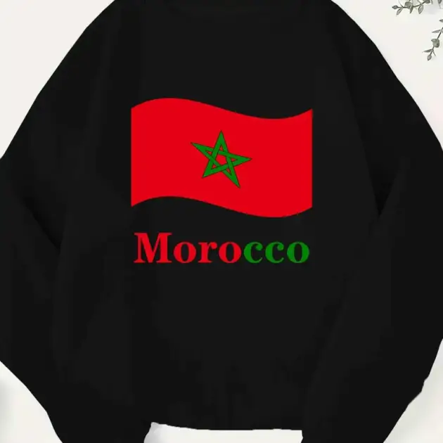 Sweatshirt Inspiré du Drapeau Marocai