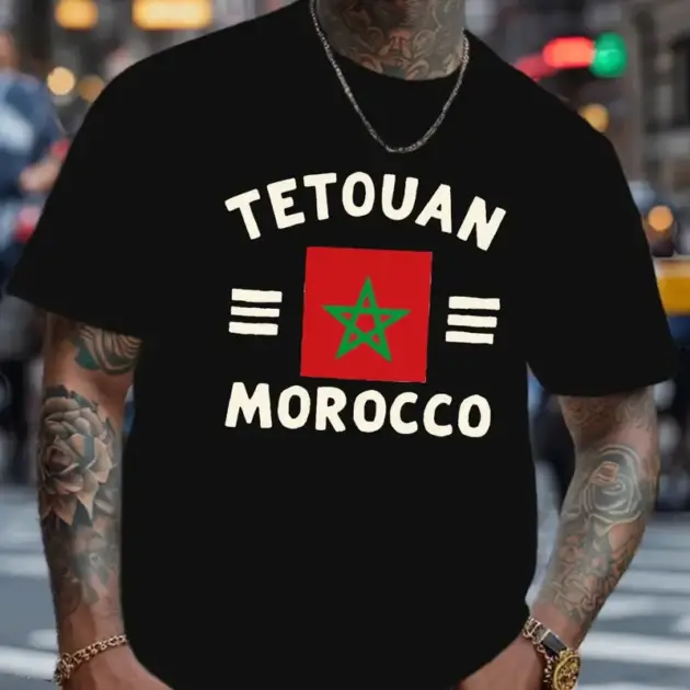 T-shirt Graphique de Tétouan Maroc