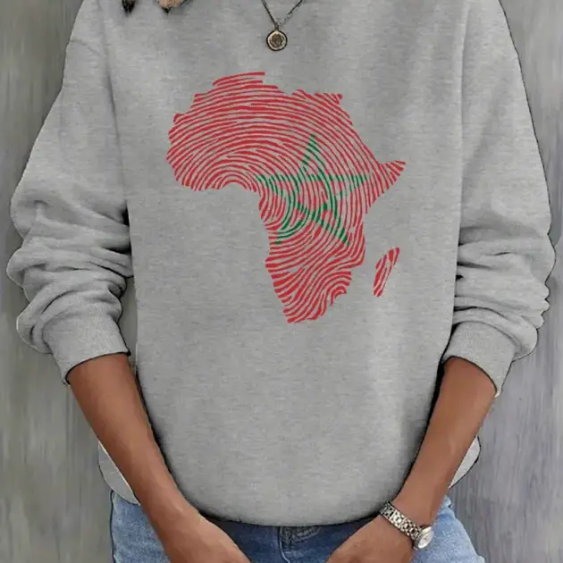 Sweat-shirt à du pays africain MAROC