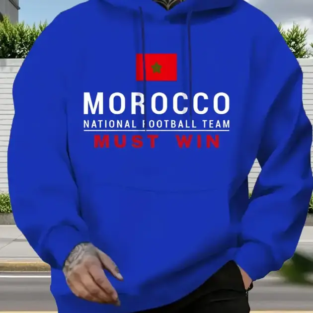 Sweat à Capuche de l'Équipe Nationale de Football du Maroc