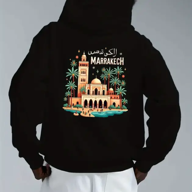 Sweat à Capuche Décontracté Marrakech