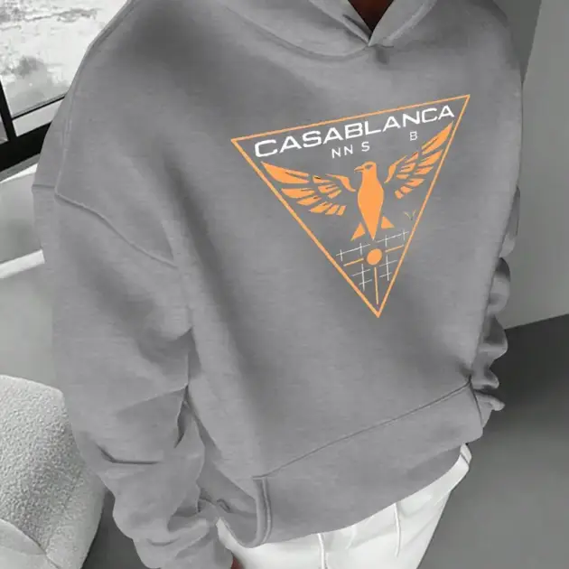 Sweat à Capuche Rouge du Club de Tennis Casablanca