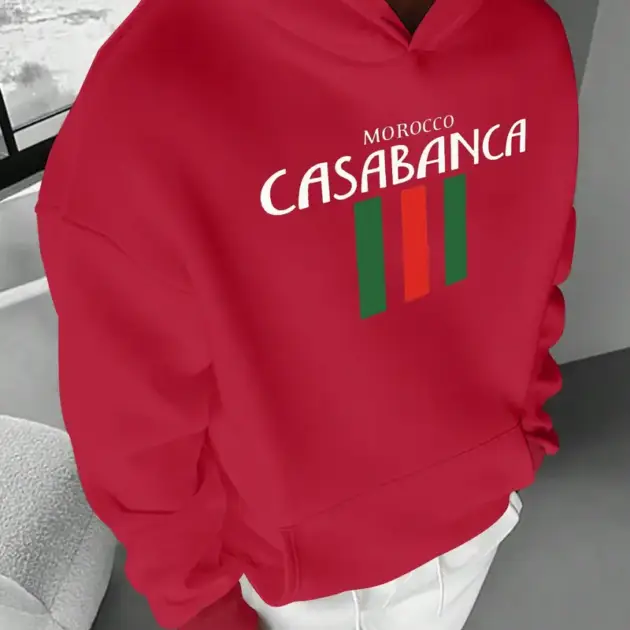 Sweat à capuche décontracté