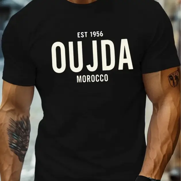 T-shirt Graphique OUJDA MAROC 1956