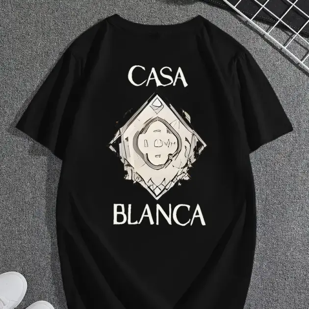 T-shirt Graphique Vintage de Casablanca